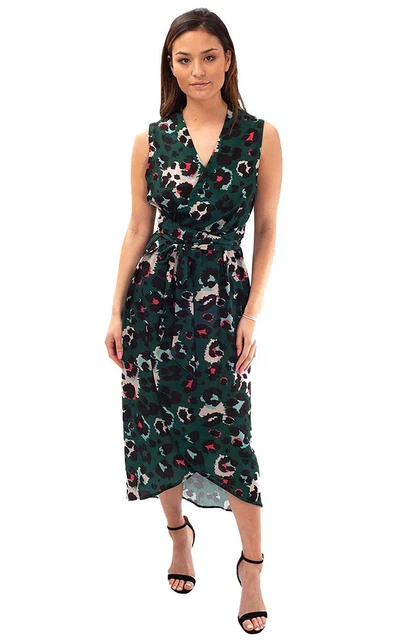never fully dressed green leopard dress Kelly Green Cutout Flat Sandals - All Sandals main image 0