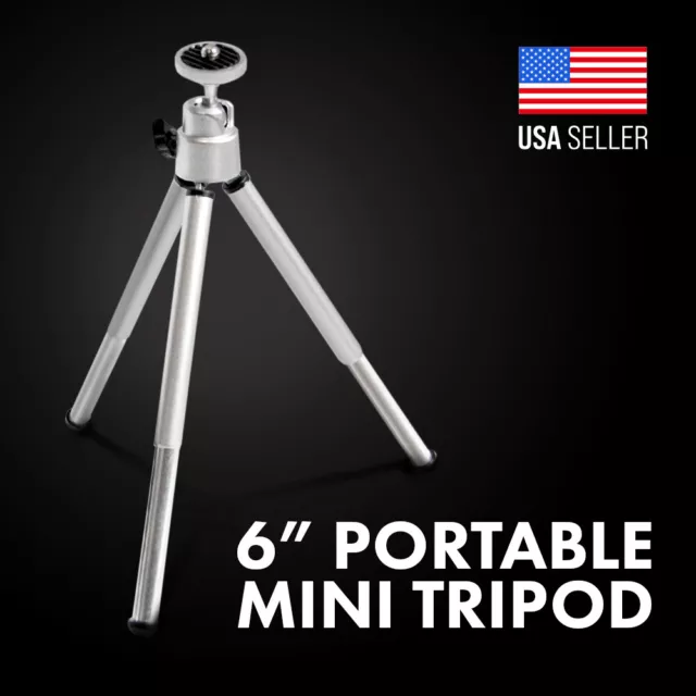 6 in. Mini Table Top Tripod for Photo Digital Camera Camcorder
