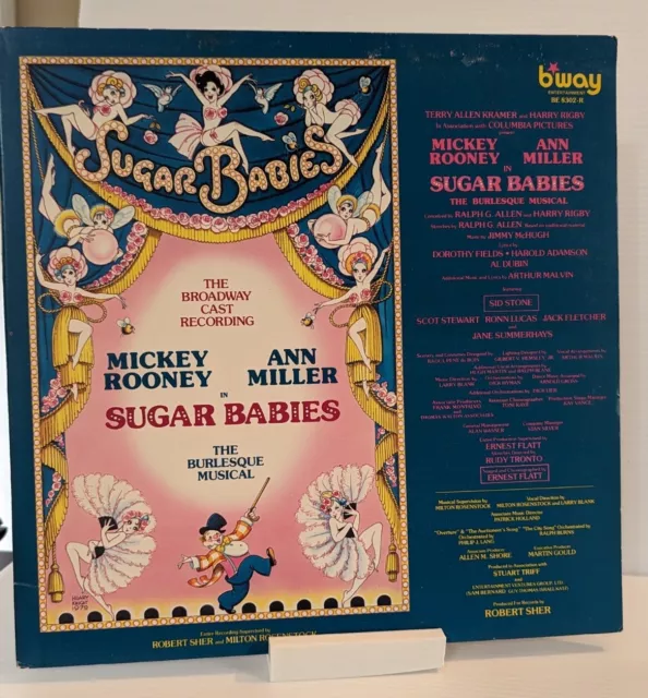 Sugar Babies The Burlesque Musical * Broadway Cast Recording * 33 RPM LP
