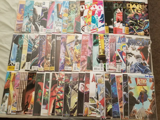 ASTRO CITY Lot of 59 Comics x10 SIGNED #1 2 Kurt Busiek IMAGE DC MARVELS tp hc