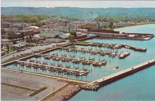 Aerial View-Clinch Park & Yacht Harbor-TRAVERSE CITY, Michigan