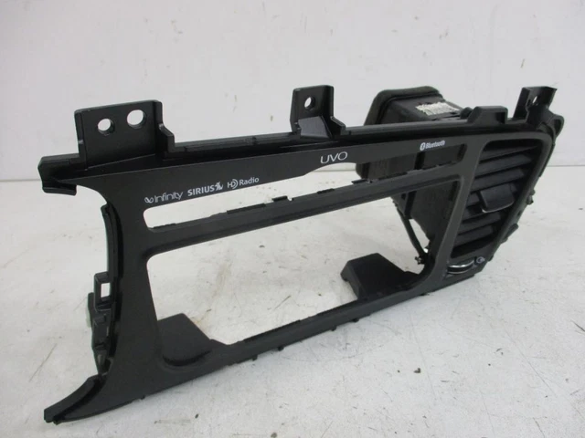 Cadre Boutons Console Centrale Pour Smart Fortwo 451 2007-2014 - Plastique Noir - Remplacement Direct OEM - 9