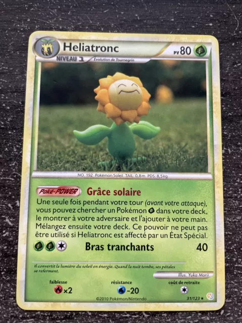 Heliatronc Rare - Pokémon 31/123 Heartgold Soulsilver Neuf Fr