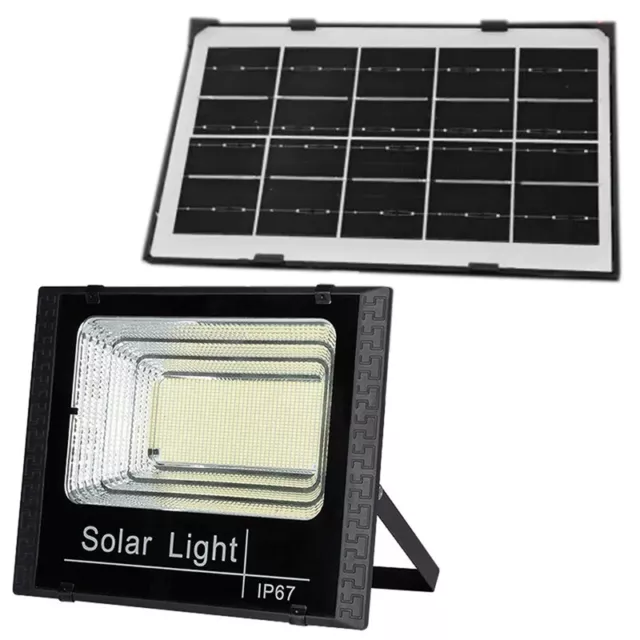 Solar Flood Lights Remote Control 100W Solar Powered Spotlight Outdoor 1515