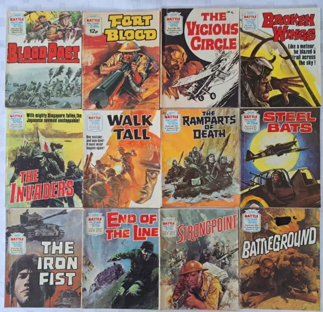 12 Battle Picture Library War Comics - 1977 "The Vicious Circle"