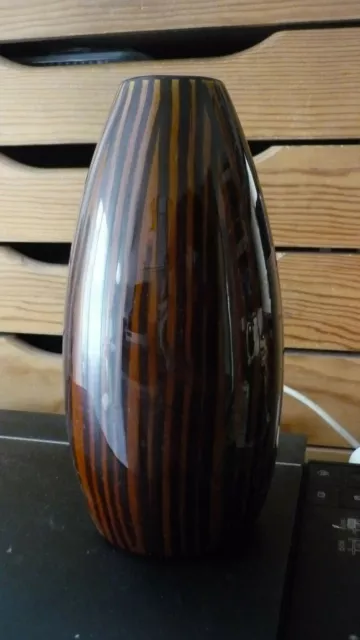 Sarreguemines domino: vase vintage haut  21 cm