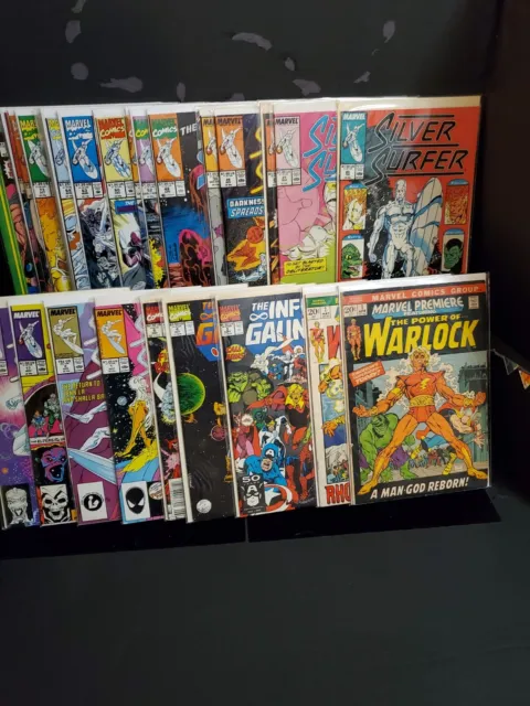 🚨 Cosmic Marvel Comic Lot, 146 Issues,  Guardians, Silver Surfer, Warlock 🚨
