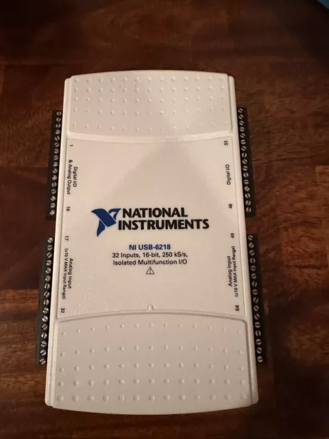 Genuine National Instruments NI USB-6218 Multifunction USB I/O Device