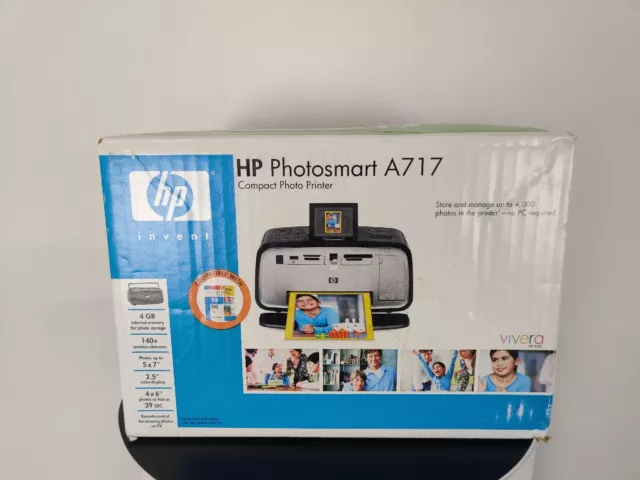 NEW Open BOX HP Photosmart A616 Compact Photo Printer (New Old Stock)