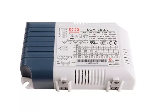 Meanwell 862012 LED-Netzgerät Transformator DIM Multi CC LCM-25DA DALI-Netzwerk