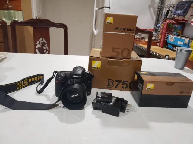 Nikon D750 24.3 MP Digital SLR Camera and 50mm special edition lens