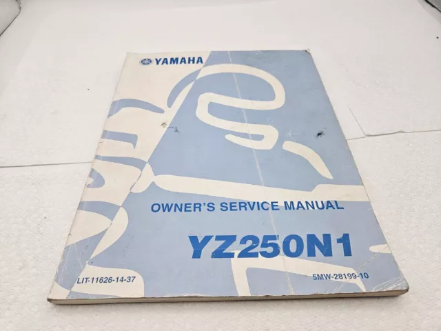 2001 Yamaha YZ250N1 YZ250 Motorcycle Owner's Service Repair Manual OEM Factory