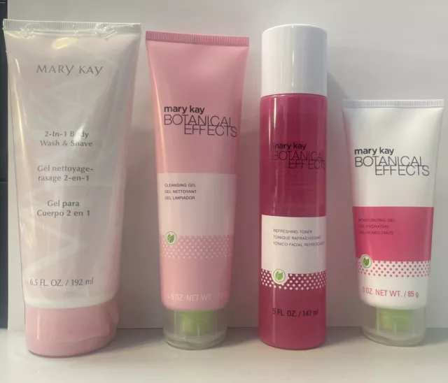 MARY KAY BOTANICAL EFFECTS~YOU CHOOSE~ALL SKIN TYPE~CLEANSER~TONER~Body wash