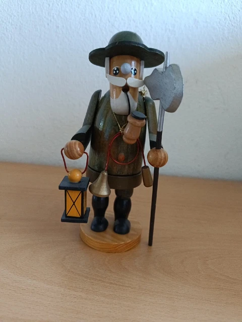 Räuchermännchen Nachtwächter 16 cm Sammlung Erzgebirge Räuchermann Raachermannel