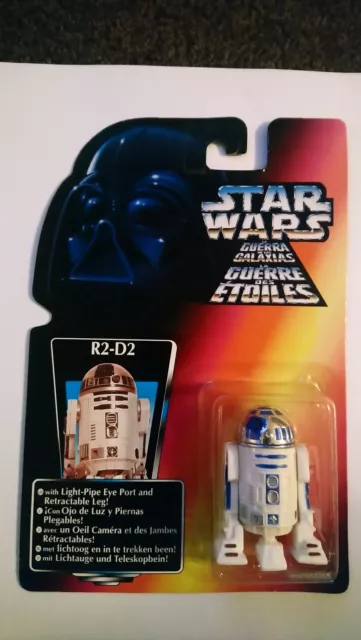Star wars the power of the force red card tri logo r2d2 figure