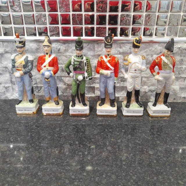 6 x regal collection figurines made in srilanka
