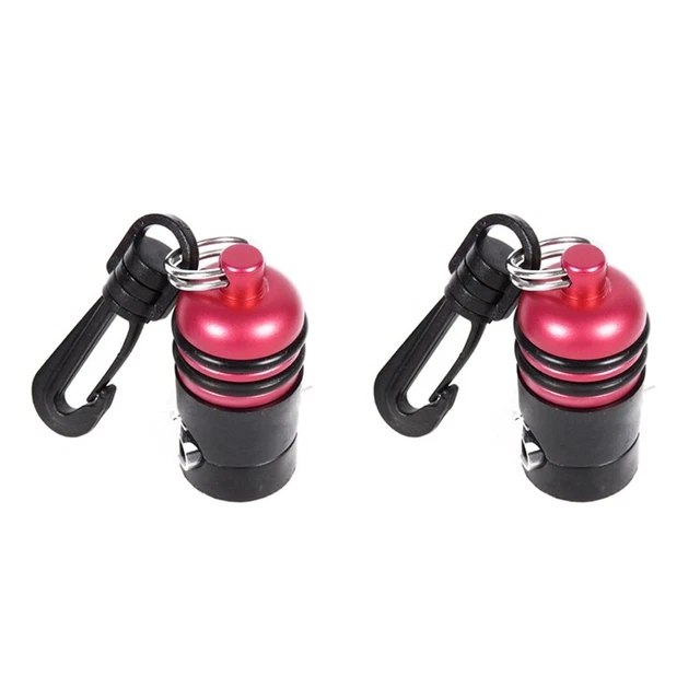 Organisateur De Tuyau De Régulateur De Plongée Avec Boucle à Dégagement Rapide | Alliage Aluminium, Acier Inox, 5.5x2.5x2.5 Cm