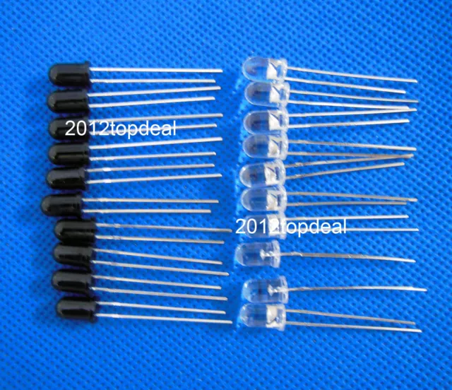 100pcs 3mm 850nm LEDs infrared emitter and IR receiver diode 50pairs diodes