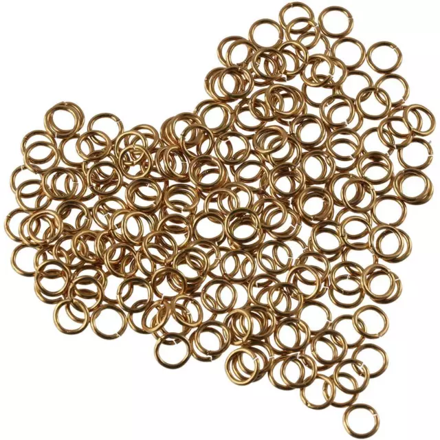 200 pcs Golden Color Jewelry Making 8mm Connectors Jewelry Finding  Women