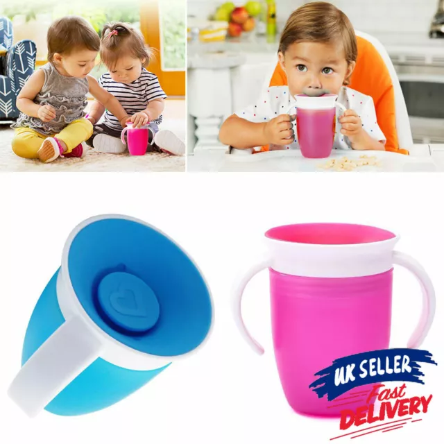 Non Miracle 360Trainer Training Cup Spill Proof Sippy Toddler Baby Chew