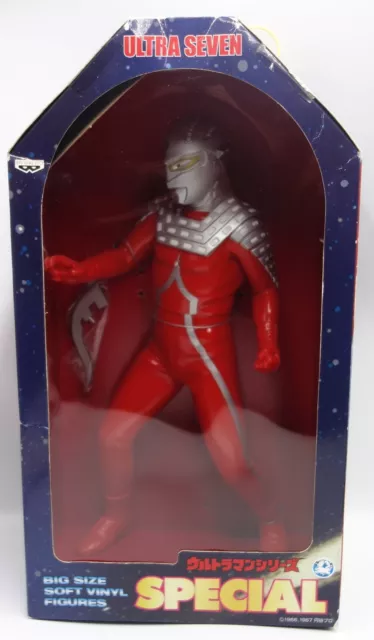 2001 Banpresto Japan Ultraman DX Big Size Sofubi Figure Special Ultraseven New !