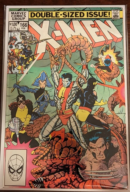 Uncanny X-Men (1963 Marvel) # 166 Chris Claremont  VF+ 1st Brood & Lockheed 