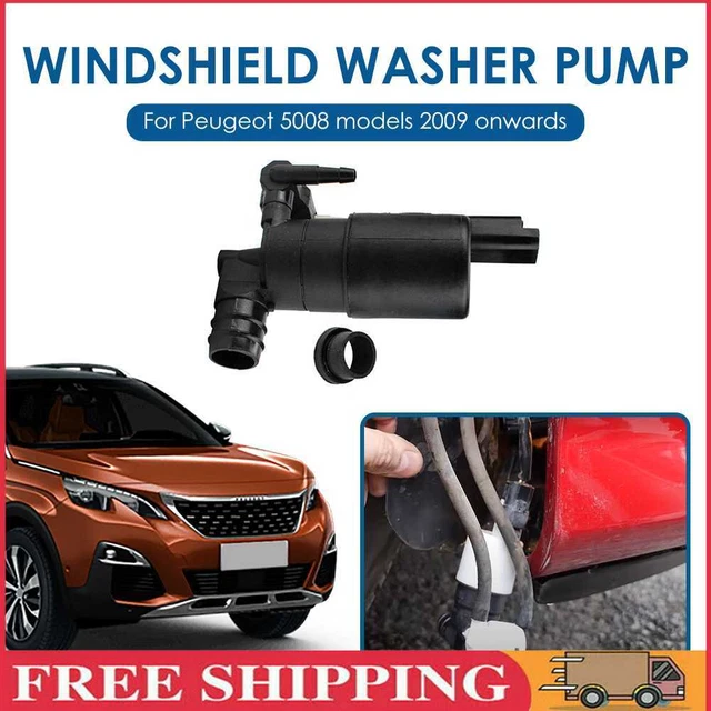 Twin Outlet Windscreen Washer Pump for Peugeot 106 308 407 807 BERLINGO 93160293