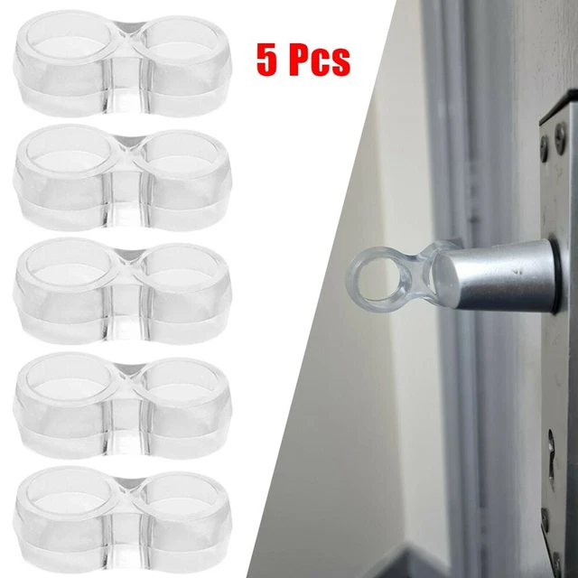 Manija anillo parachoques piezas PVC transparente protección de pared fácil de usar