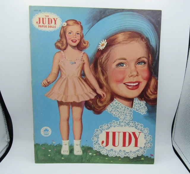 VINTAGE THE JUDY Paper Dolls Original 1951 Merrill Uncut Paper Doll