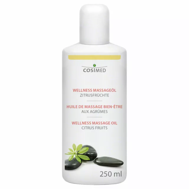 cosiMed Massageöl Zitrusfrüchte, Massage Öl, Wellness, Therapie, 250 ml