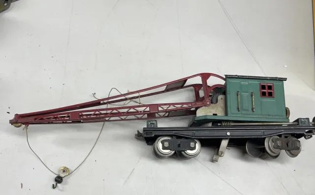 Lionel 219 Vintage Standard Gauge Operating Crane Car