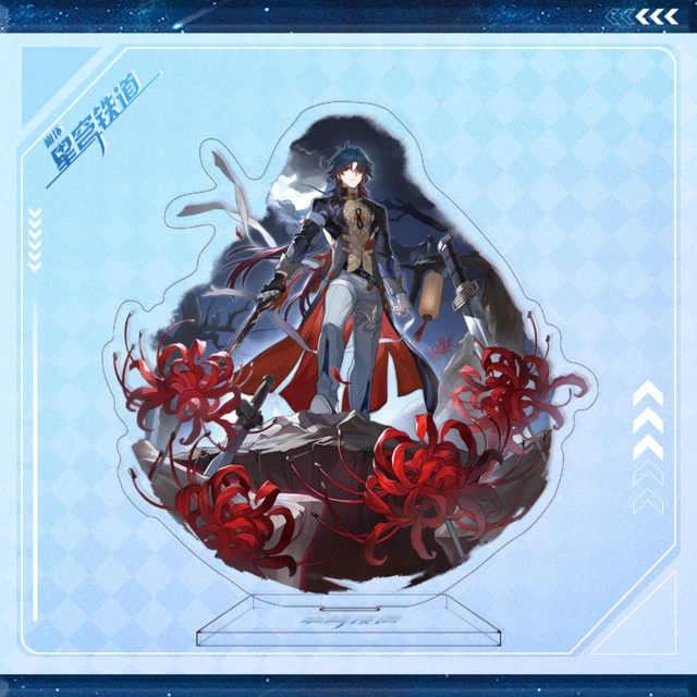 Support Acrylique Magnétique 2-en-1 Honkai Star Rail - 3 Personnages + Canapé (Blade)