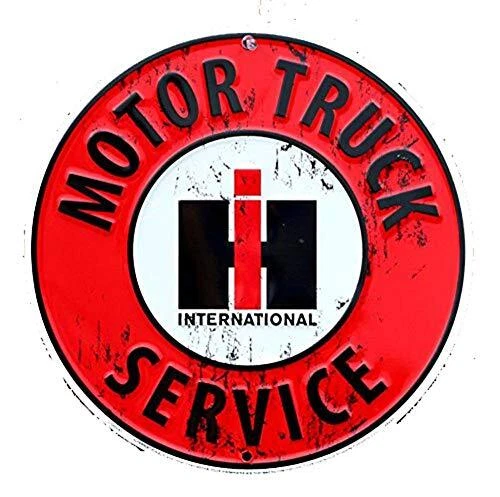 International Harvester Motor Truck Service Sign