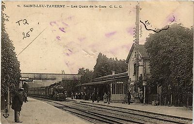 CPA saint-leu-taverny-the docks station (290871)