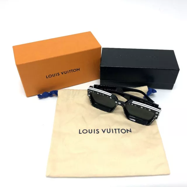 Louis Vuitton Men's Sunglasses LV Glide Round Black Z1784E