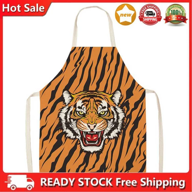 Tiger Stripes Printed Apron
