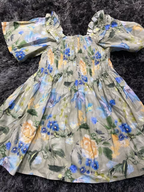 Next Floral Dress Age 5/6 Years Bnwt