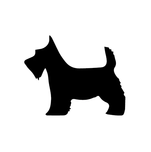 Scottish Terrier Scottie Dog Breed Decal Car Wall Laptop Phone Vinyl Sticker