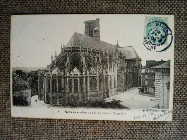 Cpa Nevers Apse Of Saint Cyr Cathedral