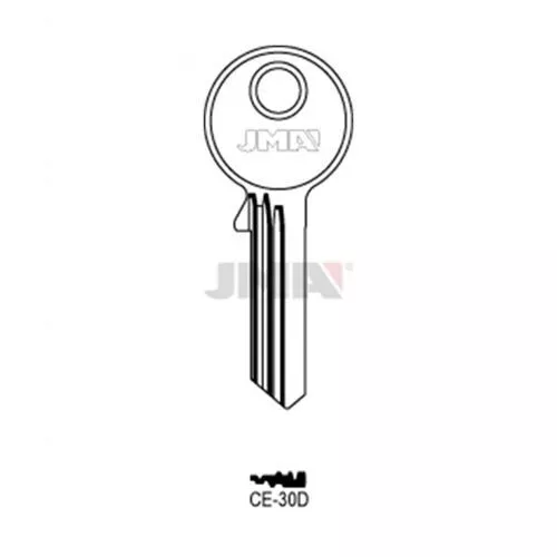 5 X CES CE-30D JMA / Schlüsselrohlinge/Key Blanks
