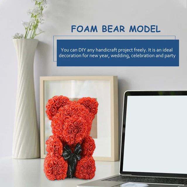 4pcs Unlackiert Blank Bär Modellierung Modelle DIY Bär Ornamente DIY Bär Puppen 8