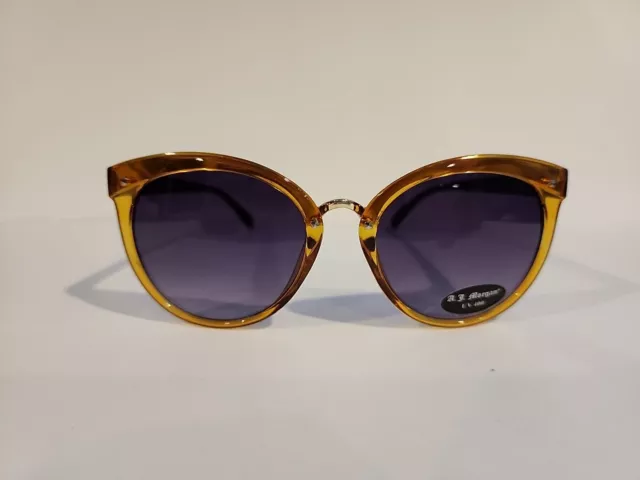 AJ Morgan Womens Sunglasses Bronze Orange Retro CE Unisex Tinted New