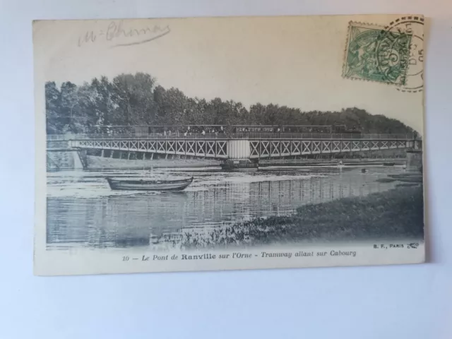 CPA 61 Le Pont de RANVILLE sur l'Orne