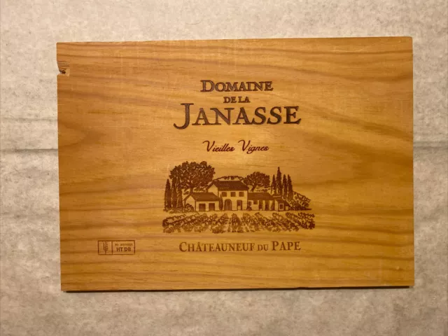 1 Rare Wine Wood Panel Domaine De La Janasse Vintage CRATE BOX SIDE 9/22 1303