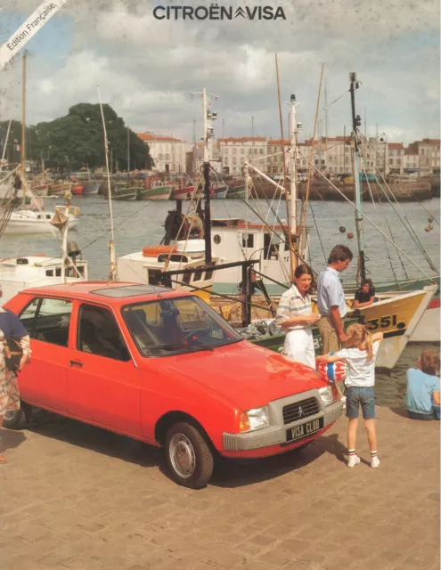 Catalogue prospekt brochure Citroën Visa 1980 BE Fr - catalogue version 2