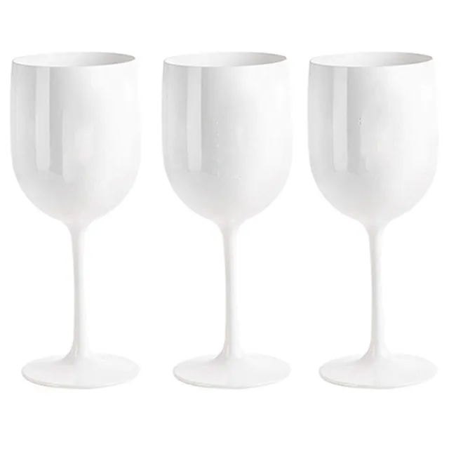 2X(Bicchieri da Vino Eleganti e Infrangibili, Bicchieri da Vino in Plastica, B7)