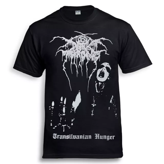 DARK THRONE Transilvanian Hunger   Black T-Shirt Mayhem Bathory