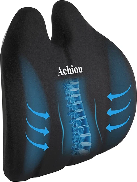 Achiou Lumbar Support Pillow for Office Chair, Back Support Pillow for Car...