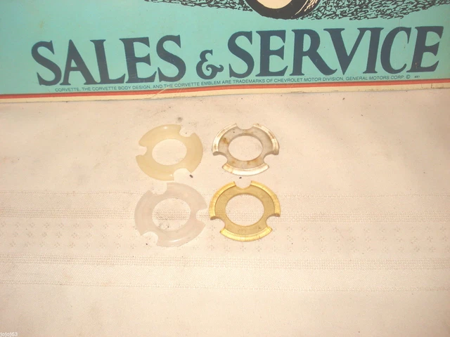 Steering Wheel Horn Contact Plastic Pivot Ring, New.  50-55 Chevy, Corvette