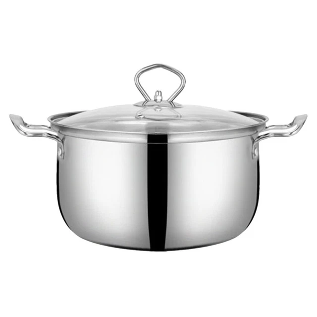 Ciotola Per Riso In Acciaio Inox SPORTARC Con Coperchio – 12x12 Cm Per Cottura A Vapore E Fornelli
